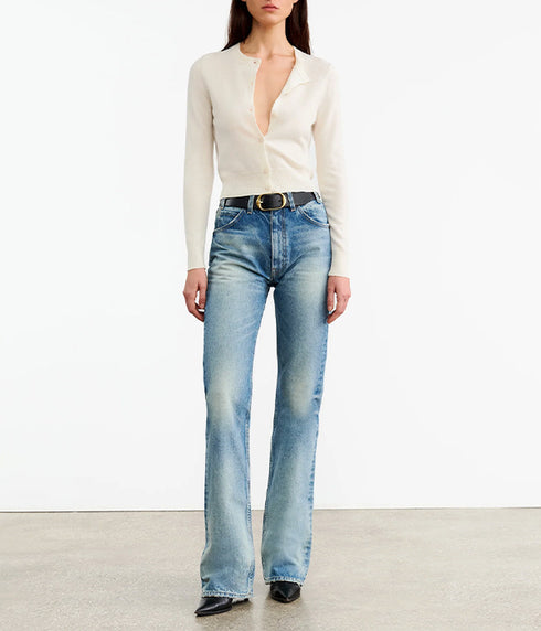 March Cashmere Cardigan - Ivory